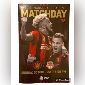 Atlanta United FC 2017 Inaugural Season MATCHDAY Program Oct 2017⚽️⚽️⚽️